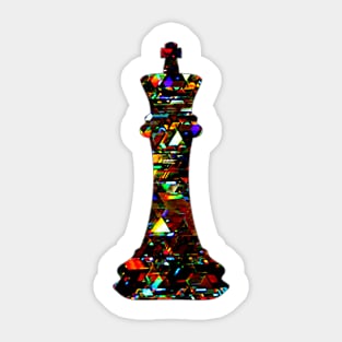 Chess Piece - The King 3 Sticker